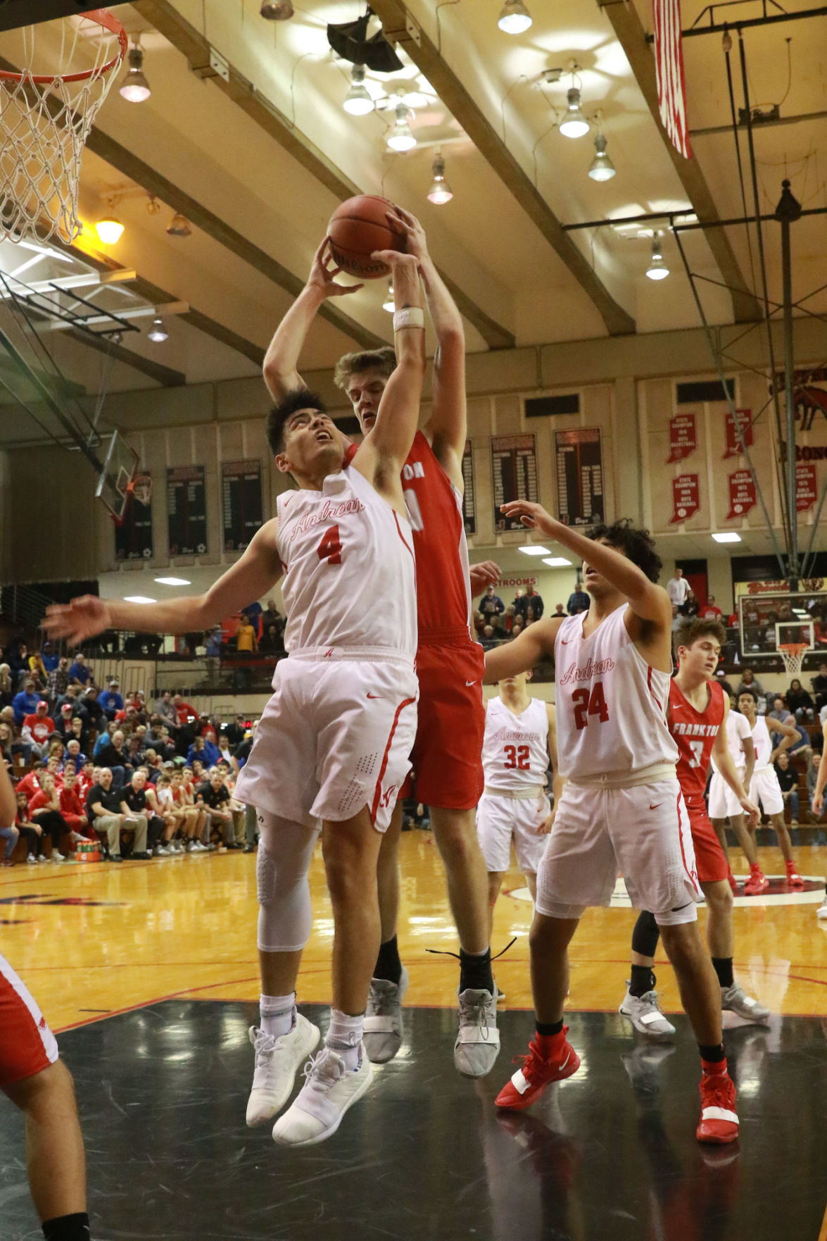 Gallery: Class 2A boys basketball semistate: Andrean vs Frankton